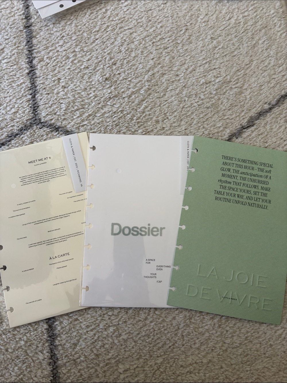 Dossier Disc Bound dashboards